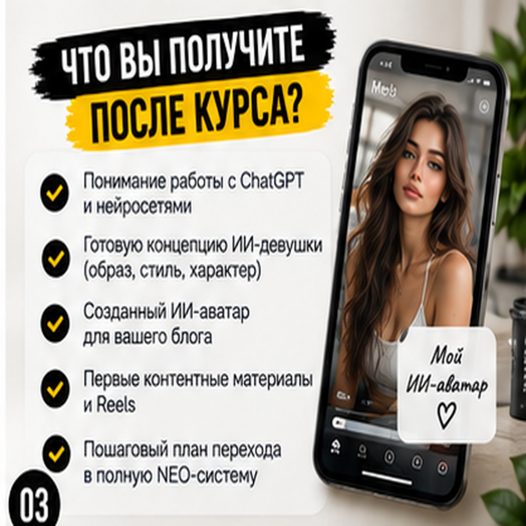 Блог без лица, тестовый тариф.
