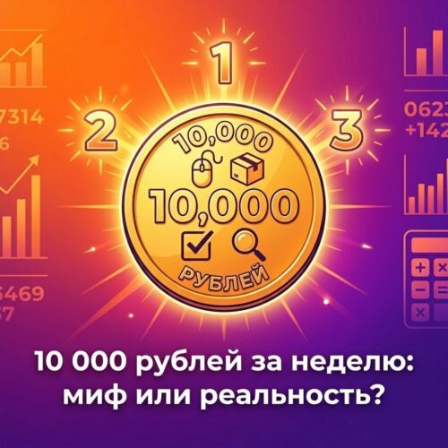 10 000 рублей за неделю на разовых заданиях: миф или реальность? Подробный расчет и план действий