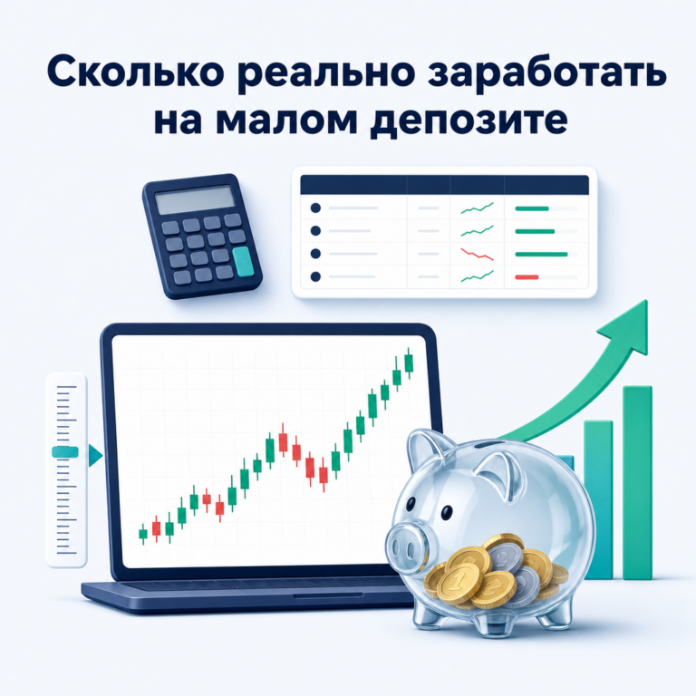 Обложка статьи: Сколько реально заработать на малом депозите