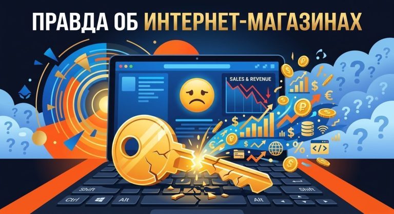 Треснувший ключ на клавиатуре с вытекающими монетами