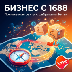 Обложка курса по бизнесу с Китаем на 1688