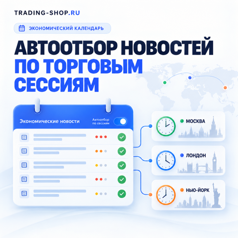 Автоотбор новостей по торговым сессиям: Москва, Лондон и Нью-Йорк