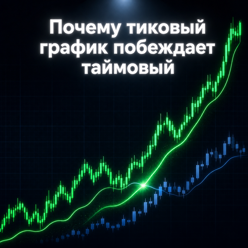 Обложка статьи: Почему тиковый график побеждает таймовый