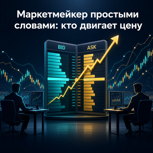 Обложка статьи: Маркетмейкер простыми словами: кто двигает цену