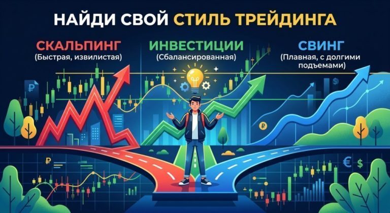 Выбор стиля трейдинга на развилке дорог-графиков