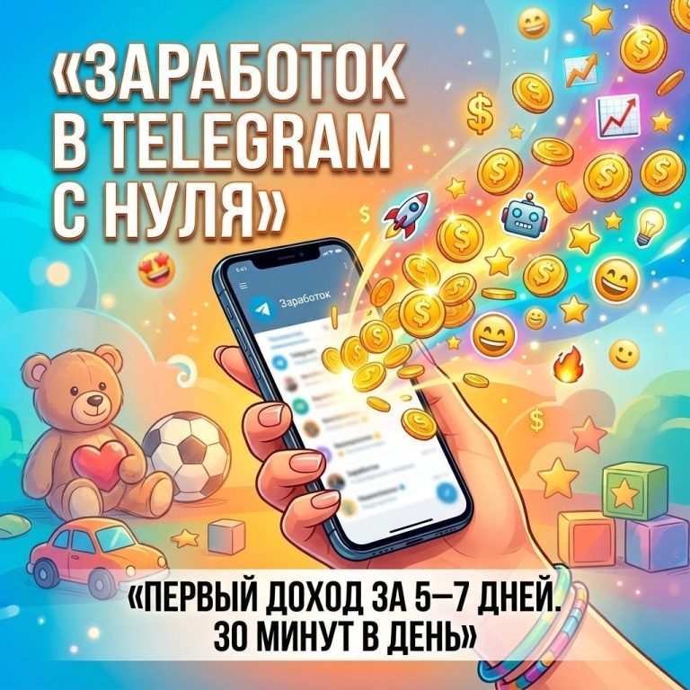 заработок в телеграм для мам в декрете