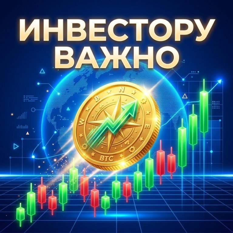 Золотой компас-график на фоне глобуса для инвестора.