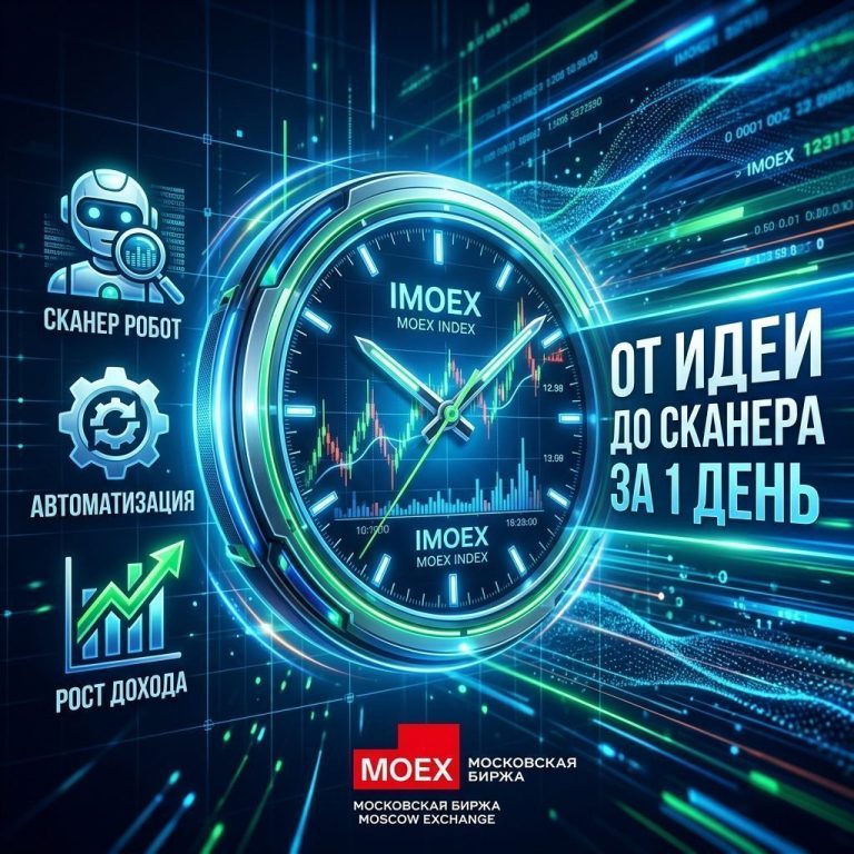 Обложка: автоматизация торговли на Московской бирже