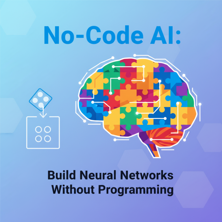 Концепция no-code ИИ: мозг из блоков-пазлов