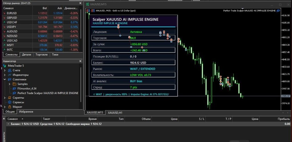 NEW Perfect Trade Scalper XAUUSD AI IMPULSE ENGINE PRO VERSION 10