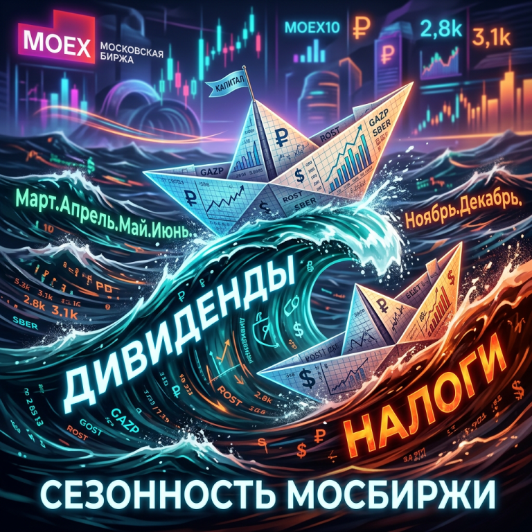 Капитал-кораблик в бурных волнах сезонности рынка