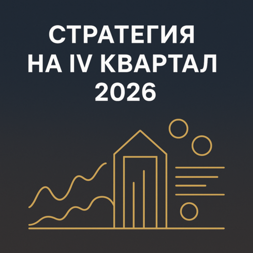 Обложка статьи о торговой стратегии на российском фондовом рынке в четвёртом квартале 2026 года