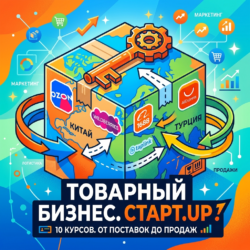 Обложка пакета курсов для товарного бизнеса
