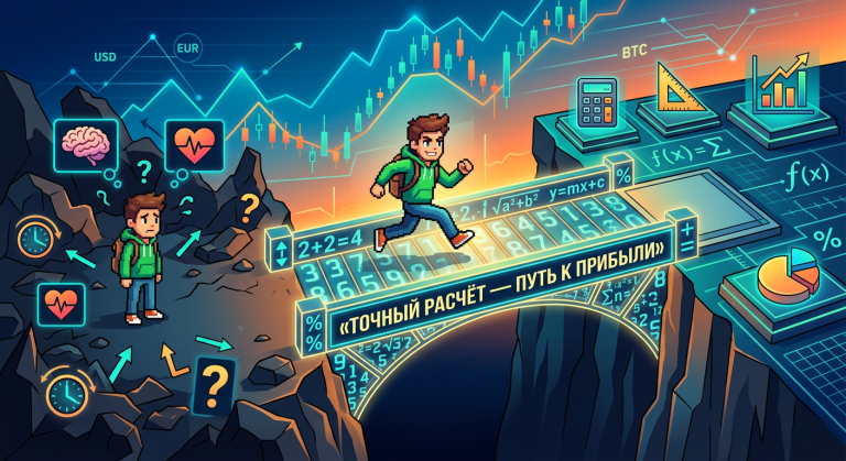 Трейдер переходит от интуиции к точному расчёту
