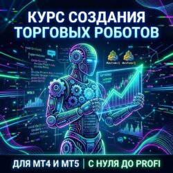 Обложка курса создания торговых роботов для MetaTrader