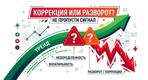 Как отличить коррекцию от разворота тренда: ключевые паттерны для трейдера